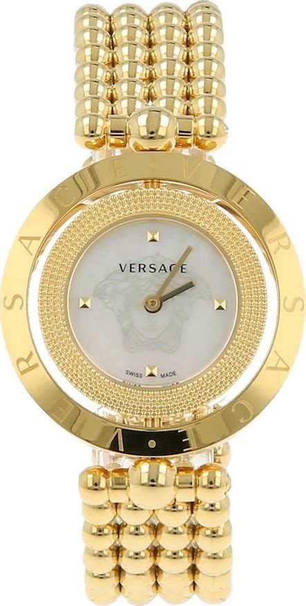 versace eon spinning bezel mother of pearl dial women's watch|Women's Eon Stainless Steel Mother of Pearl Dial .